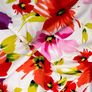 Poly Print - Pops of Red